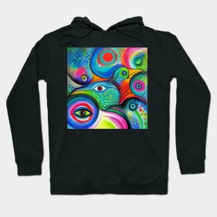 Bird Abstract Hoodie